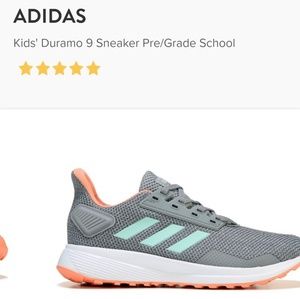 Adidas girls tennis shoe size 3